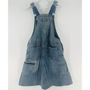 Rare Dovetail Workwear Womens‎ Denim Skirt Bib Sz 6 Carpenter Overalls R1034